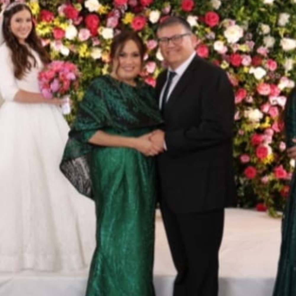 Custom Made Size 14 Gown - image 3